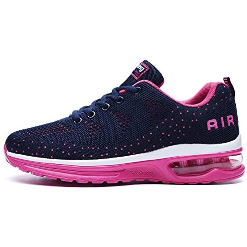 AMAXM Women Air Running Sneakers Athletic Walking Shoes Breathable Tennis for Jogging Gym Sport(US5.5-10 B(M) Rosered AMAXM Women Air Running Sneakers Athletic Walking Shoes Breathable Tennis for Jogging Gym Sport(US5.5-10 B(M) Rosered